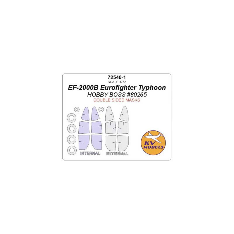 Masca EF-2000A/B Eurofighter Typhoon (Double sided)  (Hobby Boss)