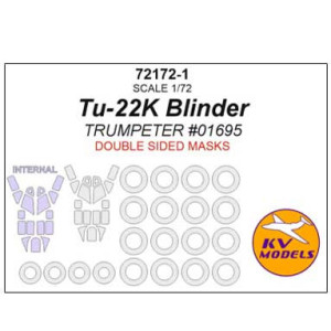 Masca Su-27SM / Su-33 (double sided) + wheels masks   (Zvezda / Revell)