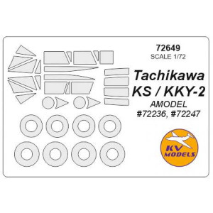 Masca Tachikawa KS / KKY-2 + wheels masks  (Amodel)
