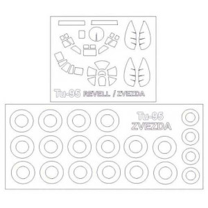 Masca Tu-95 + wheels masks  (Zvezda)