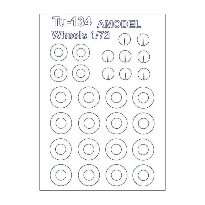 Masca Tu-134  (Amodel)