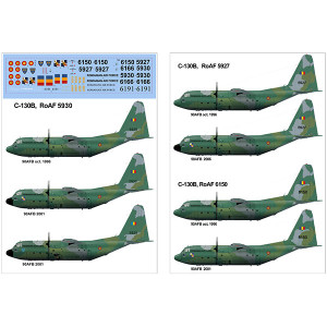Decal 1/144 C-130B HERCULES""