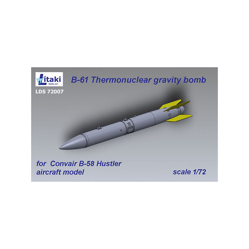 US B-61 Thermonuclear Gravity Bomb - 4 pcs