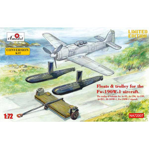 Floats & Trolley for Fw-190 W-1 Aircraft