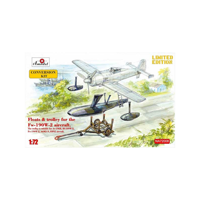 Floats & Trolley for Fw-190 W-2 Aircraft
