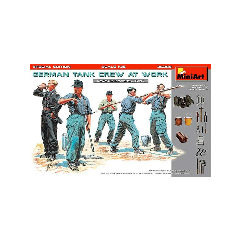 German Tank Crew at Work