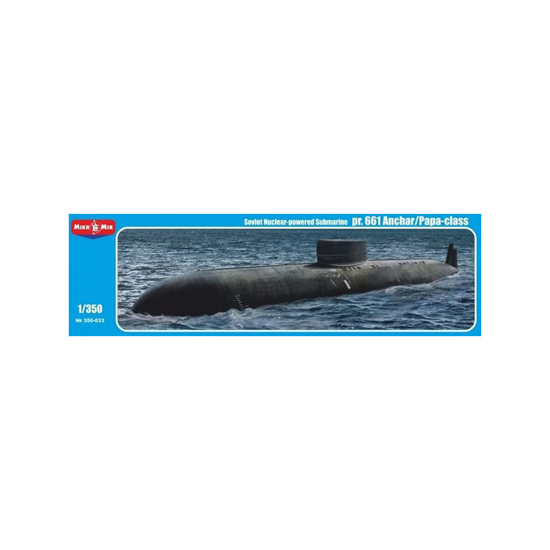 Soviet Nuclear-powered Submarine pr.661 Anchar/Papa-class